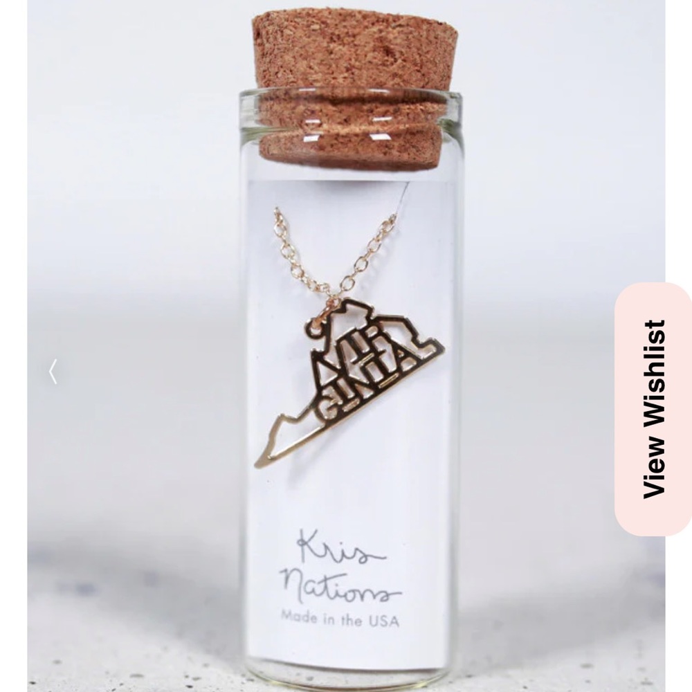 Kris Nations Gold Virginia Necklace